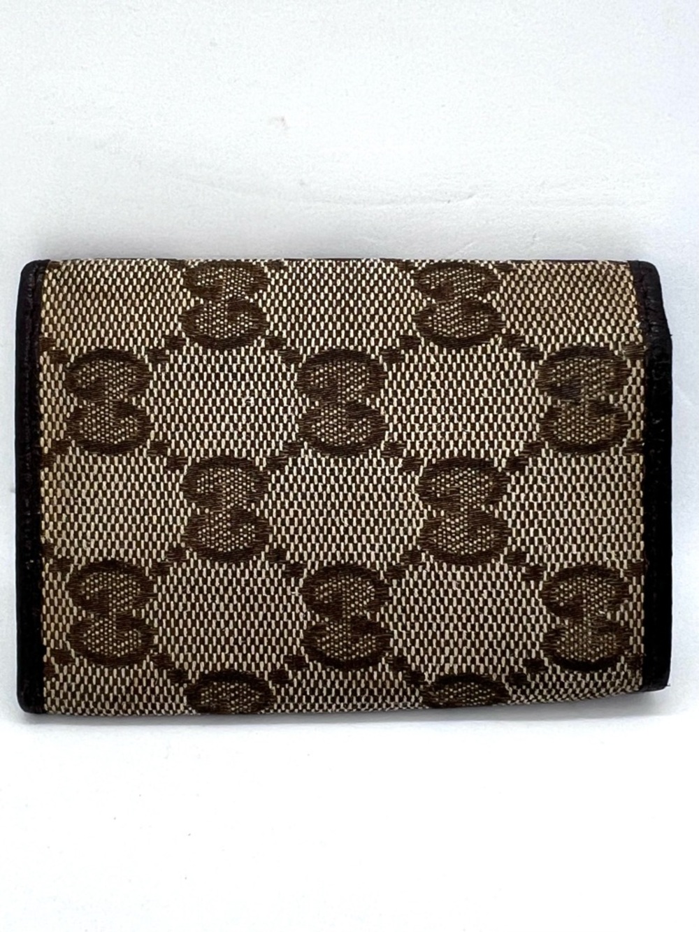 Gucci GG Canvas 6 Ring Key Holder Wallet Monogram w/3 Hooks + Ring GUC - Picture 3 of 16